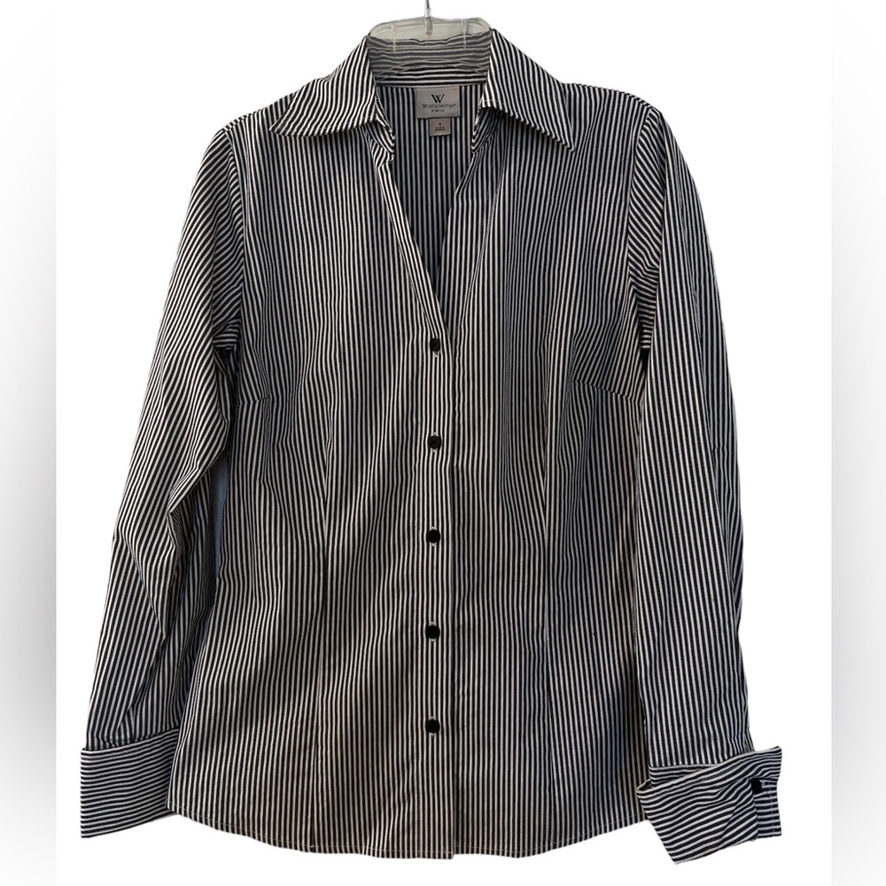 Worthington Women's Size 4 Button Down Shirt